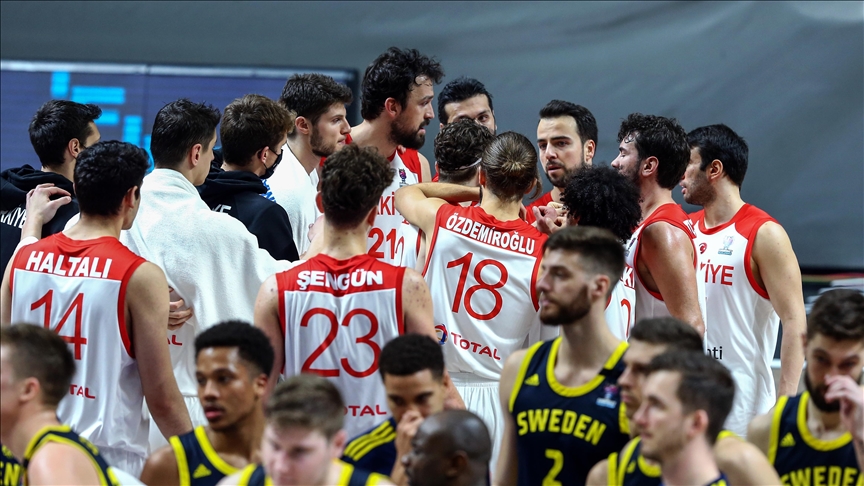 A Milli Erkek Basketbol Takımı Avrupa Şampiyonası'nda..