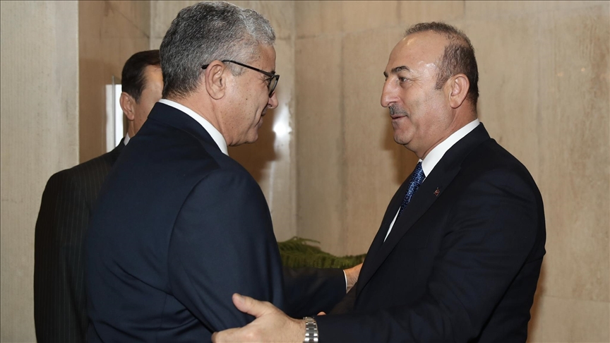 Çavuşoğlu, Libya İçişleri Bakanı Başağa'yla görüştü!