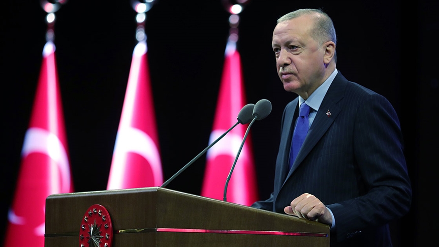 Cumhurbaşkanı Erdoğan, helikopter kazasında şehit olan askerlere Allah'tan rahmet diledi