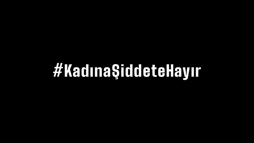 TFF ve kulüplerden 'kadına şiddete hayır' mesajı