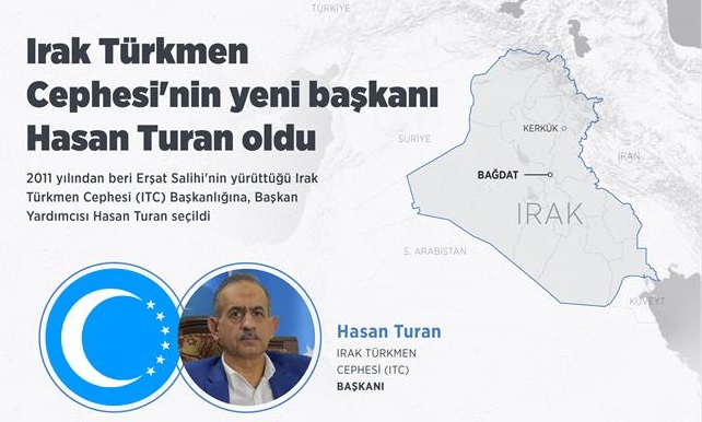 Irak Türkmen Cephesi'nin yeni başkanı Hasan Turan oldu