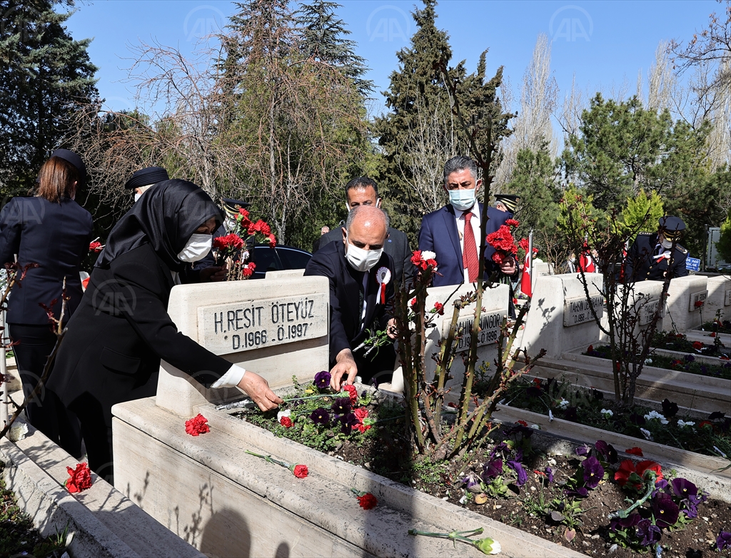 Türk Polis Teşkilatının 176. kuruluş yıl dönümünde şehitler unutulmadı