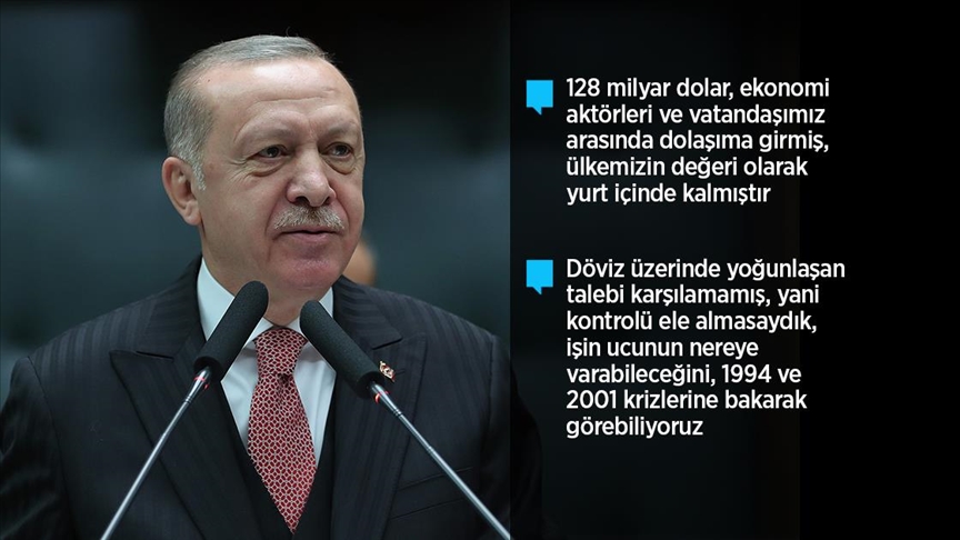 Erdoğan: 128 milyar dolar iddiası baştan sona yanlış, baştan sona cehalet
