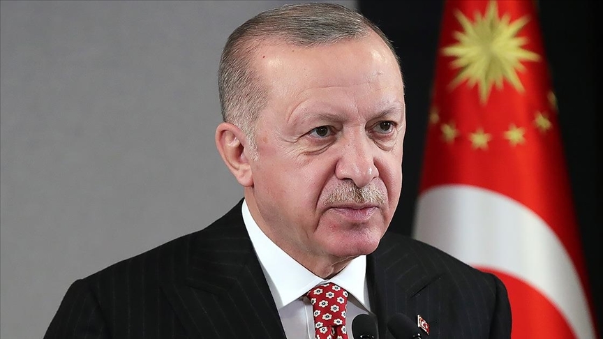 Cumhurbaşkanı Erdoğan'dan şehit ailesine taziye mesajı