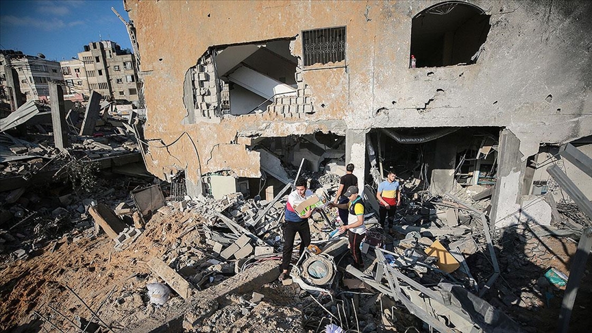 BM: İsrail'in Gazze'deki hava saldırıları sonucu sivil mülkler büyük hasar gördü, 200'den fazla konut yıkıldı