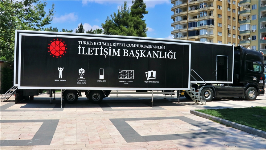 Cumhurbaşkanlığı İletişim Başkanlığı Dijital Tırı Osmaniye'de