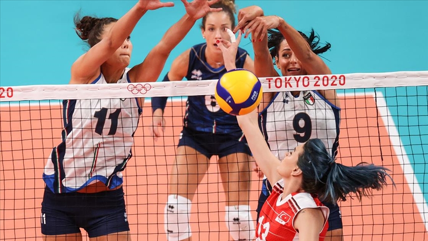 A Milli Kadın Voleybol Takımı, İtalya'ya yenildi!