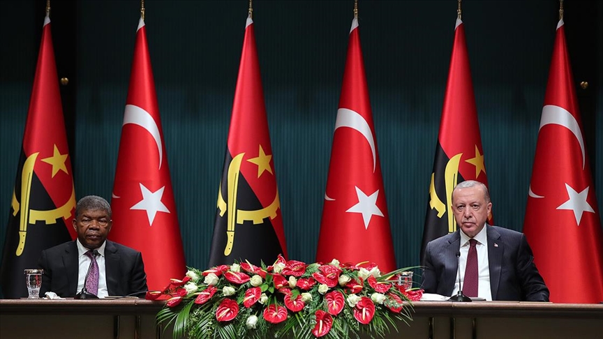 Cumhurbaşkanı Erdoğan: Türkiye terörle mücadelede Angola'nın da yanında yer alacaktır