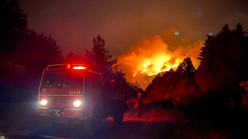 Akseki'deki orman yangınında 1 kişi hayatını kaybetti