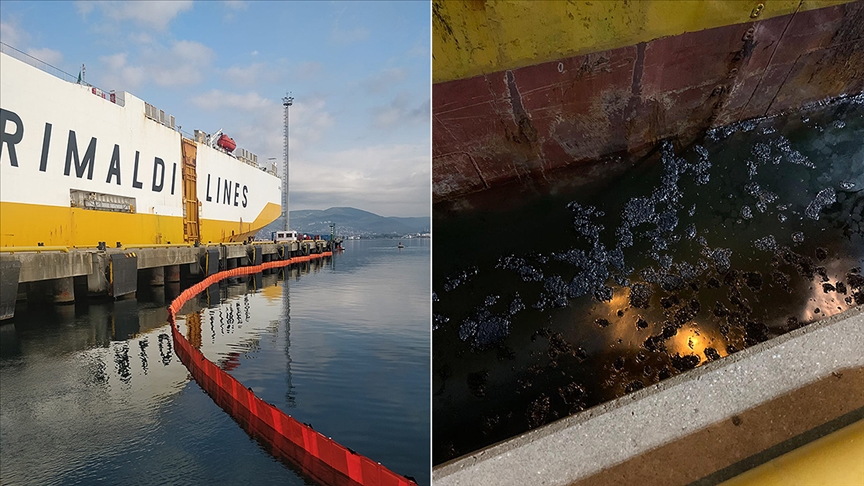 İzmit Körfezi'ni kirleten gemiye 3,4 milyon lira ceza uygulandı