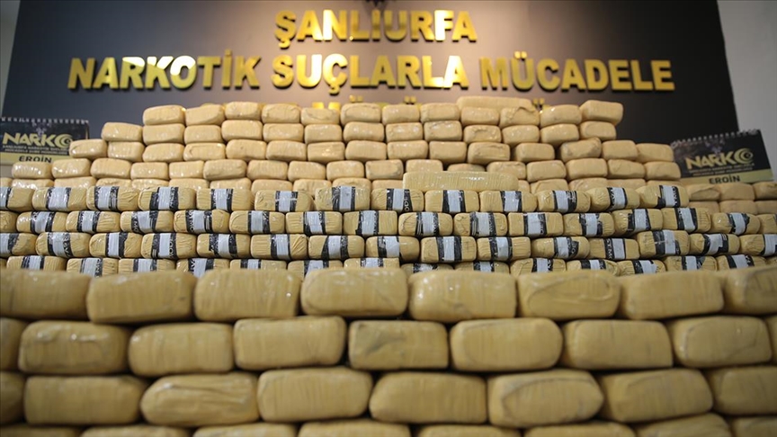 Şanlıurfa'da 275 kilogram eroin ele geçirildi!
