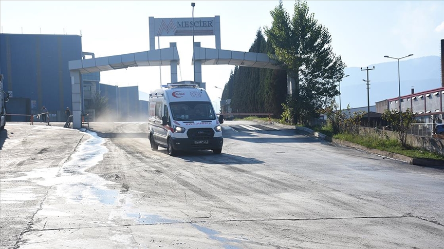 Bartın'da demir çelik fabrikasındaki patlamada 5 işçi yaralandı