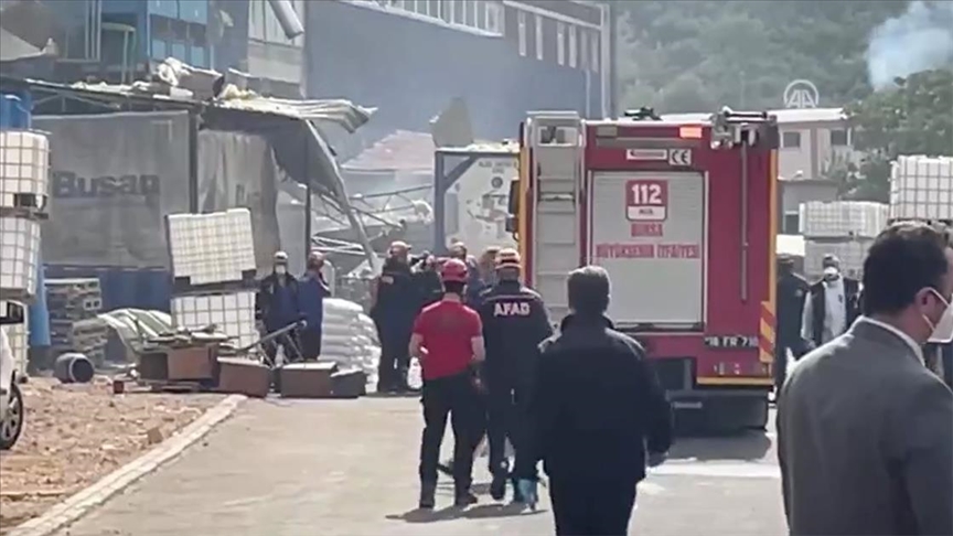Bursa'da kimya fabrikasında meydana gelen patlamada 1 işçi hayatını kaybetti, 6 işçi yaralandı
