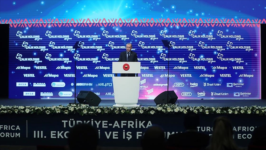 Cumhurbaşkanı Erdoğan: Hedefimiz Afrika ülkeleriyle ticaretimizi 75 milyar dolara taşımak