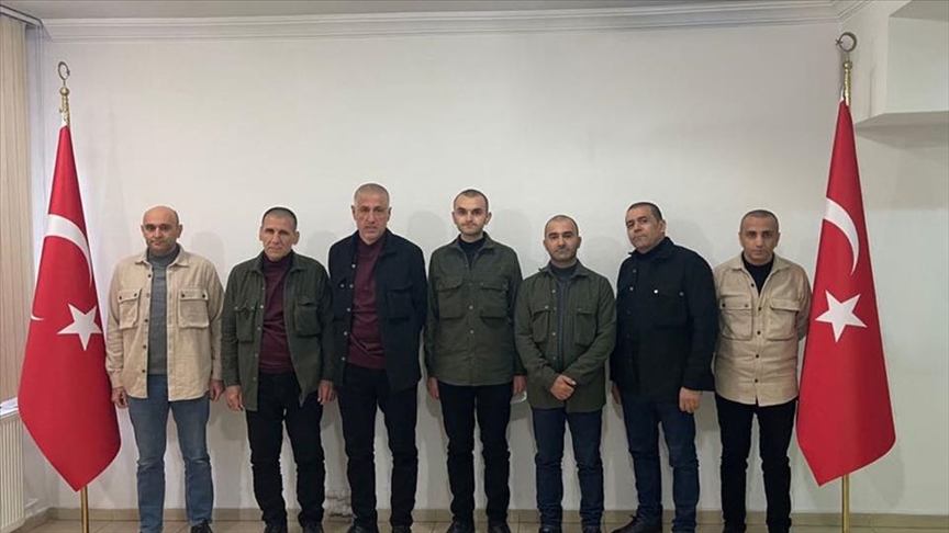 Libya'da yaklaşık 2 yıldır alıkonulan 7 Türk vatandaşı kurtarıldı