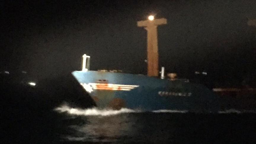 Anadolukavağı’nda gemi ile tekne çarpıştı, iki kişi yaralandı!
