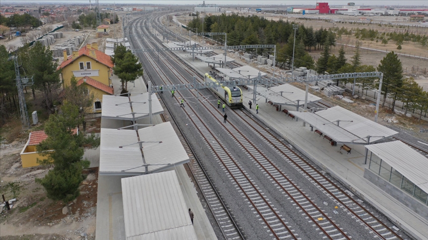 Konya-Karaman Hızlı Tren Hattı Cumhurbaşkanı Erdoğan'ın katılımıyla açılacak