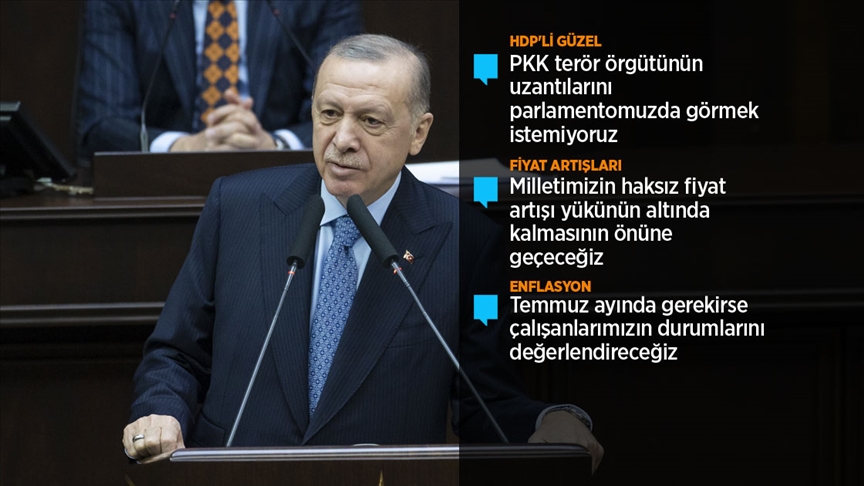 Cumhurbaşkanı Erdoğan'dan grup toplantısında flaş açıklamalar