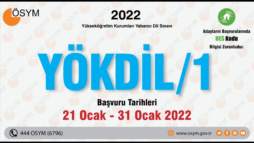 YÖKDİL artık 81 İLDE yapılacak!