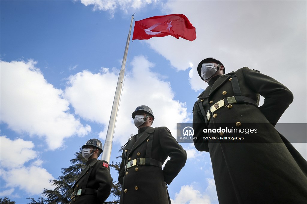 Cebeci Askeri Şehitliği'nde Çanakkale Şehitleri'ni anma töreni düzenlendi