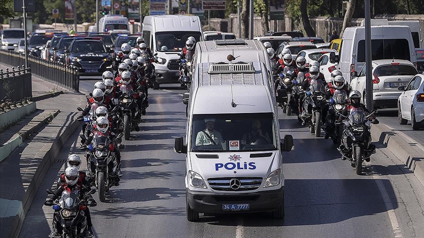 Şehit polis memuru için İstanbul Emniyet Müdürlüğünde tören düzenlendi