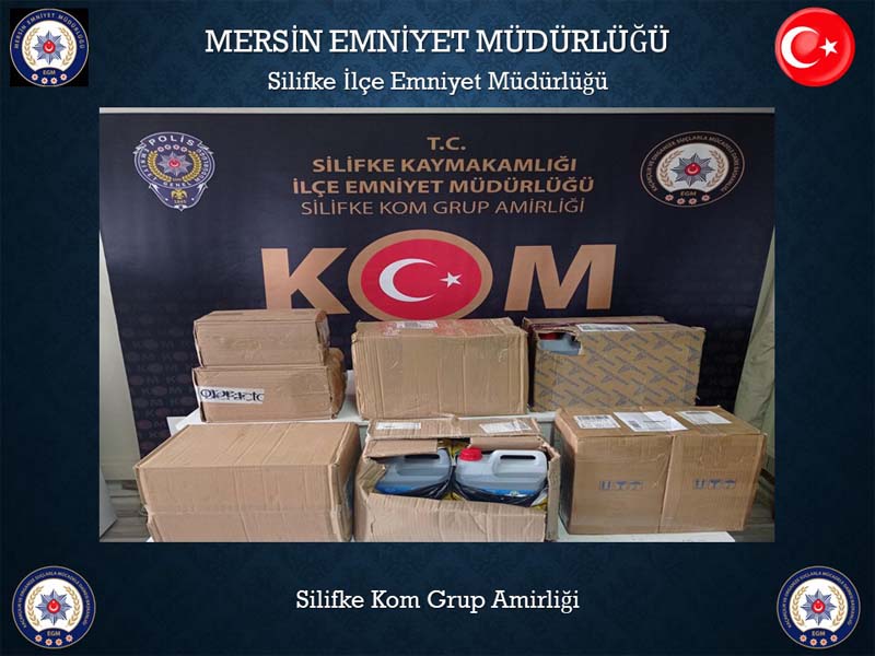 FLAŞ / Mersin’de Kaçak Sigara Operasyonu