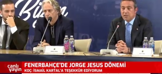 Jorge Jesus sarı lacivertlilere imzayı attı!