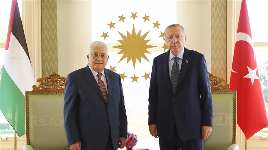 Erdoğan, Filistin Devlet Başkanı Abbas ile telefonda görüştü