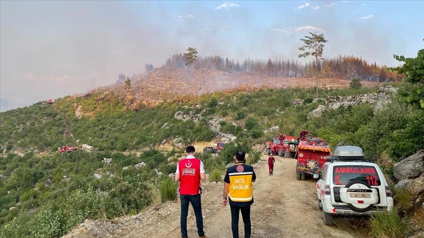Burdur'daki orman yangını kontrol altına alındı