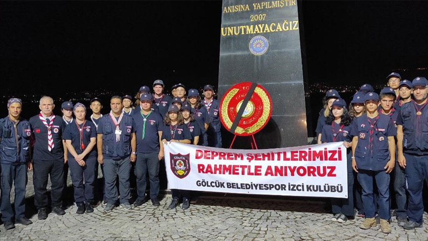 Marmara Depremi'nde hayatını kaybedenler törenlerle anıldı