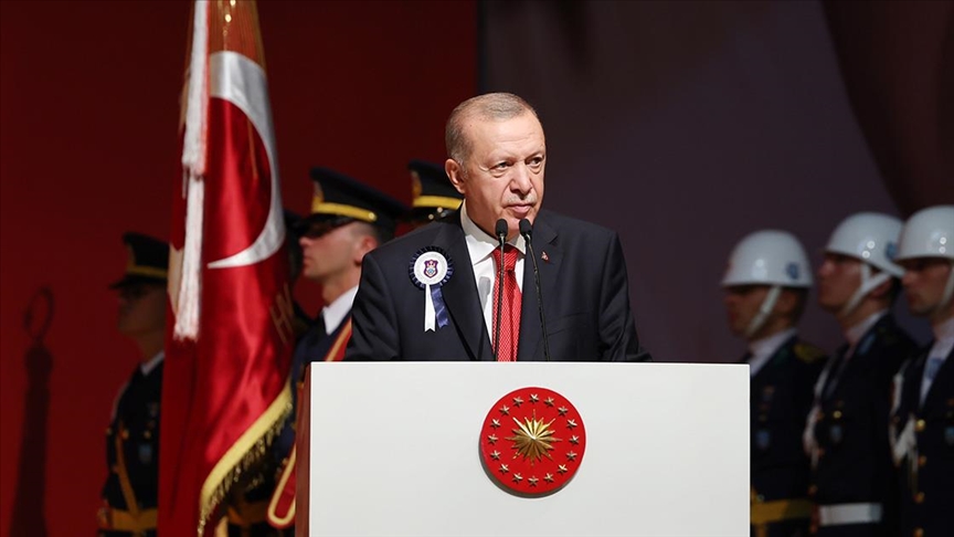 Erdoğan: Ege'de tacizleri ve terbiyesizlikleriyle huzursuzluk çıkartanlar sadece maşa