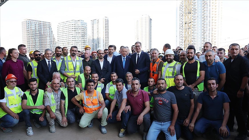 Cumhurbaşkanı Erdoğan, Belgrad Kulesi'ni ziyaret etti!
