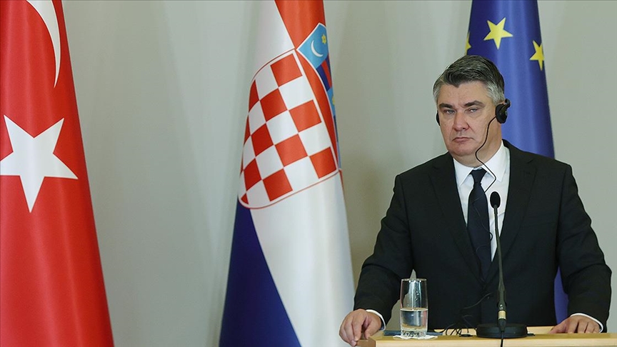 Milanovic: Türkiye, Hırvatistan'ın zor zamanlarında gösterdiği destekle her zaman yanında oldu