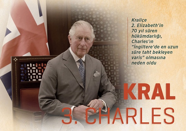 Kral 3. Charles, Windsor hanedanından İngiltere tahtına çıkan 6. hükümdar oldu