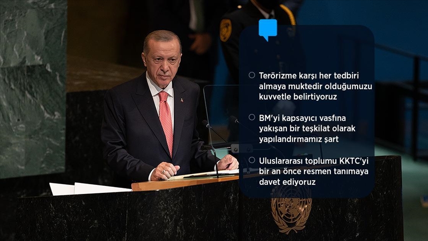 Cumhurbaşkanı Erdoğan'dan BM Genel Kurulu'nda Flaş Açıklamalar