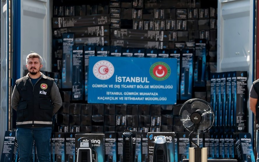 İstanbul Gümrük ve Dış Ticaret Bölge Müdürlüğü’nde Başarılı Kaçak Vantilatör Operasyonu