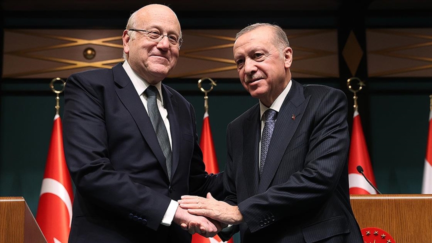 Cumhurbaşkanı Erdoğan, Lübnan Başbakanı Mikati ile bir araya geldi