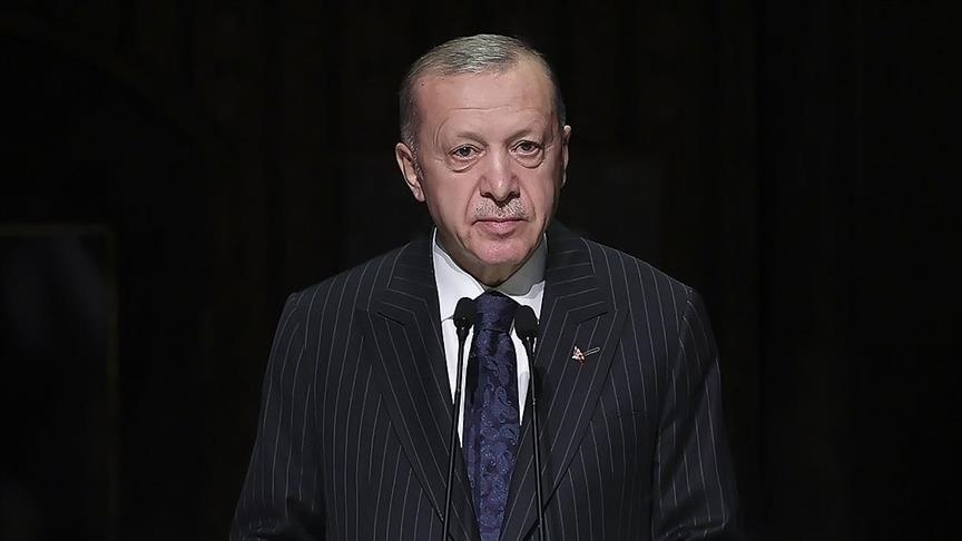 Cumhurbaşkanı Erdoğan, şehit Osman Özsoy'un ailesine başsağlığı diledi