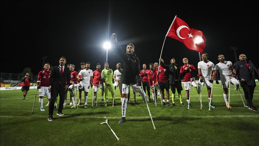 Ampute Futbol Milli Takımı çeyrek finale yükseldi