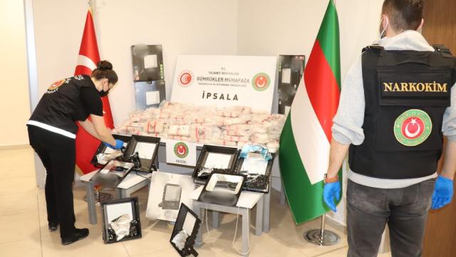 İpsala Gümrük Kapısı'nda 108 kilogram eroin yakalandı!