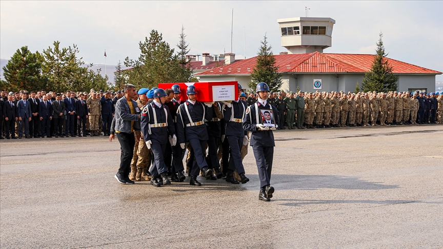 Şehit Uzman Çavuş Kürşat Sert'in naaşı Kahramanmaraş'a getirildi