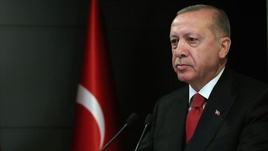 Cumhurbaşkanı Erdoğan'dan şehit ailesine başsağlığı mesajı