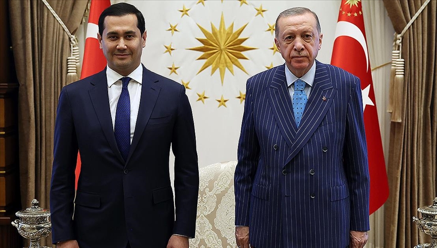 Cumhurbaşkanı Erdoğan, Özbekistan Cumhurbaşkanı Yardımcısı Umurzakov'u kabul etti