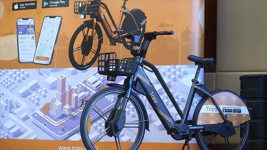 Elektrikli bisiklet paylaşım platformu “Tripy” Ankara'da tanıtıldı