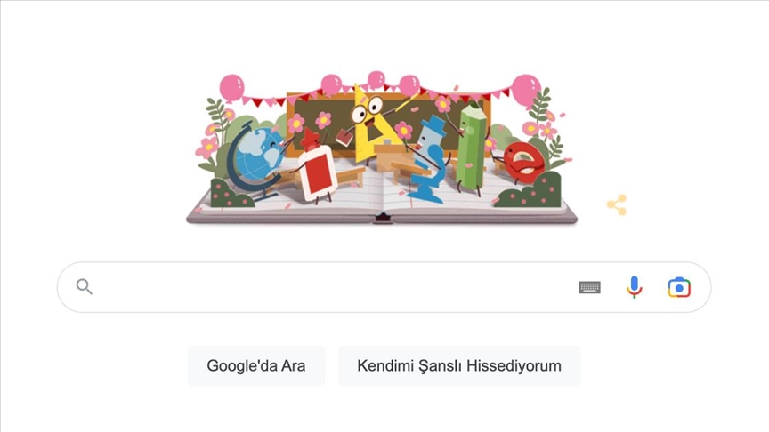 Google, 24 Kasım Öğretmenler Günü'nü özel bir logoyla kutladı