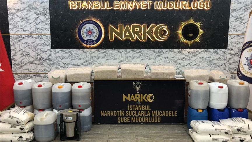 İstanbul'da 500 kilo 750 gram metamfetamin ele geçirildi