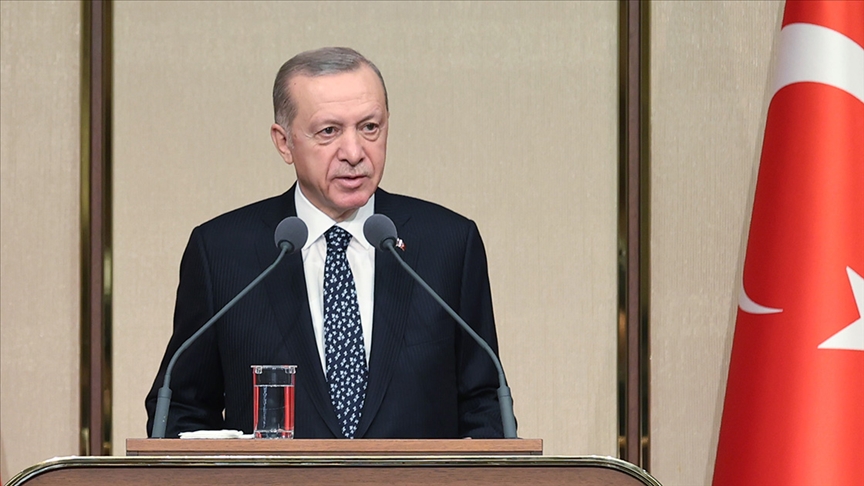 Erdoğan: Materyalist ideolojilerin insanlığı felakete sürüklediği gün geçtikçe daha iyi anlaşılmaktadır