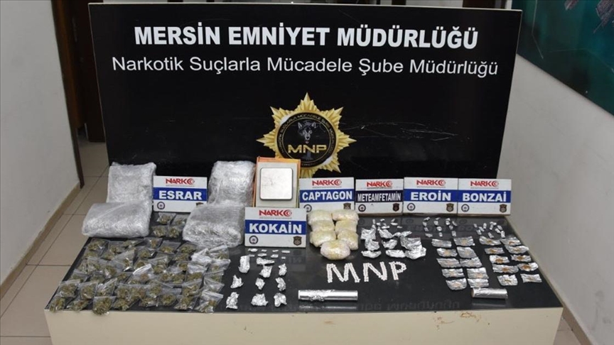 Mersin'deki "Kökünü Kurutma Operasyonu"nda yakalanan 97 şüpheli tutuklandı