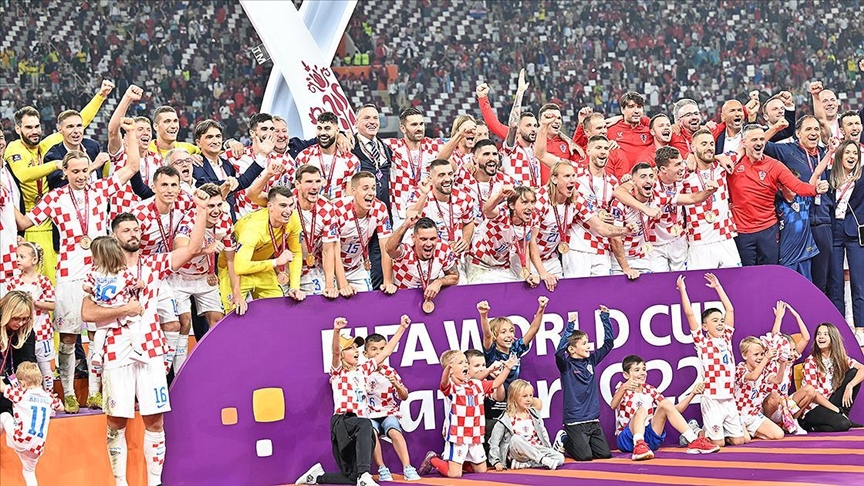 Hırvatistan 2022 Dünya Kupası'nı üçüncü olarak tamamladı
