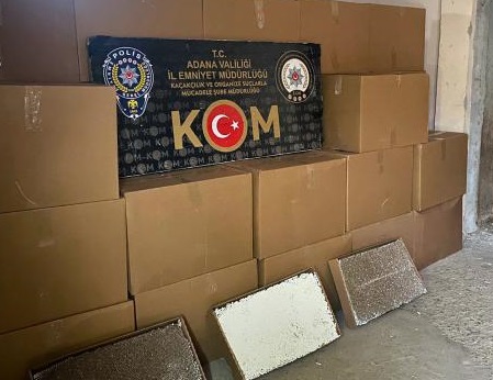 Adana'da Kaçak Sigara Operasyonu